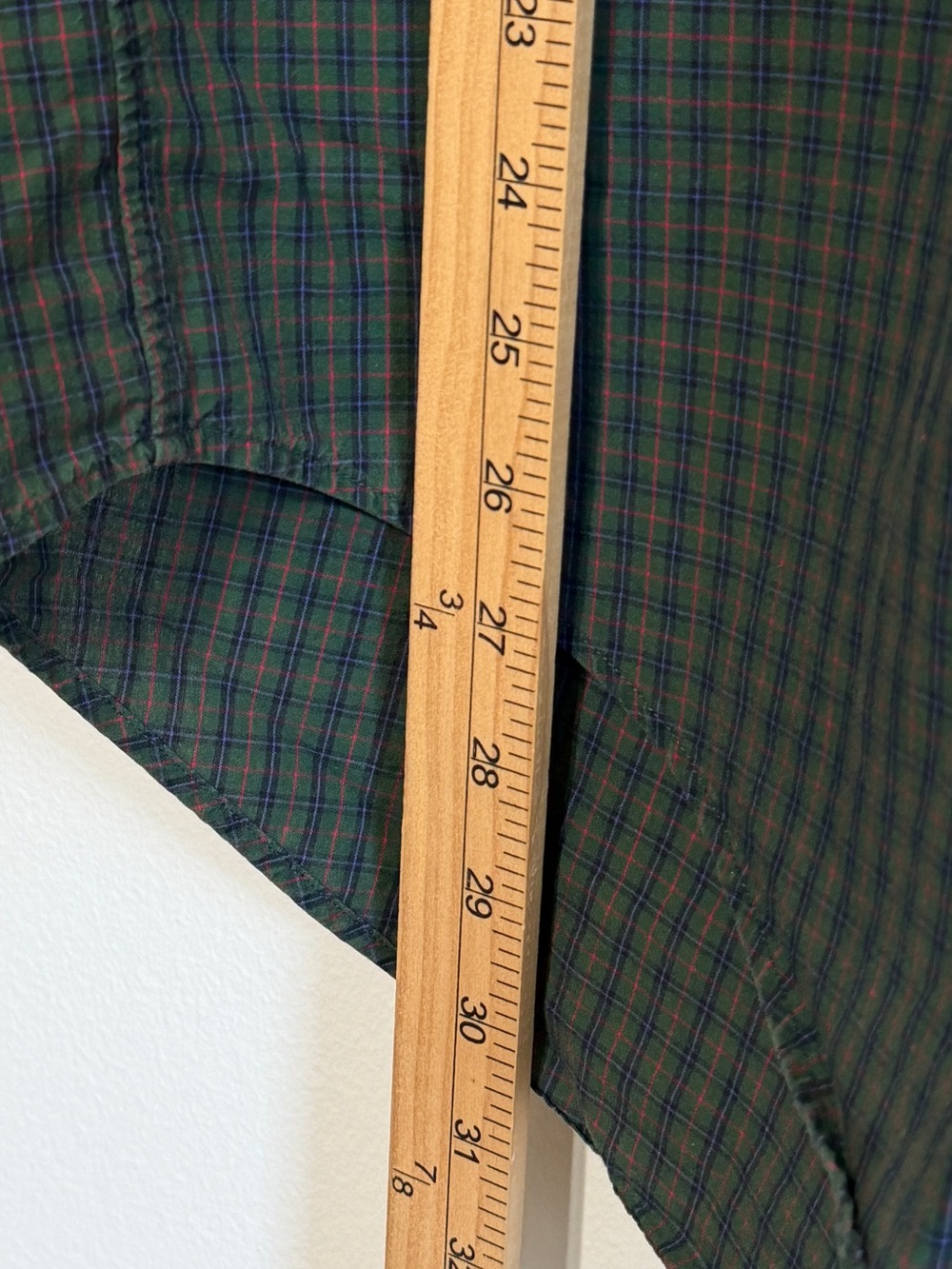 Ralph Lauren Plaid Oversized Button Down Shirt Size Large XL Women’s Green Blue - Picture 8 of 8